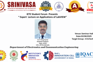 Guest Lecture IETE III B.Tech